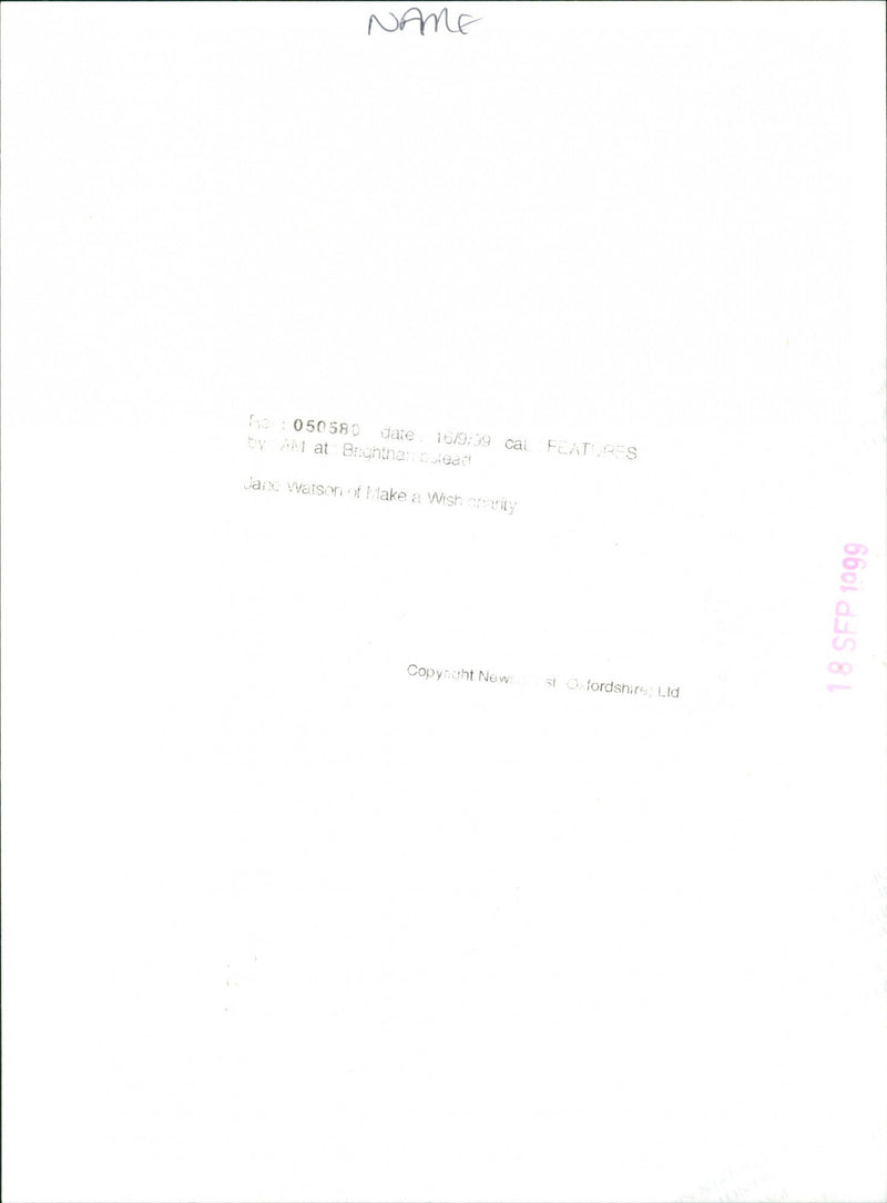 Jayne Watson - Vintage Photograph