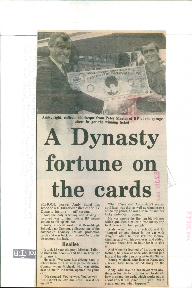 Andy Baird - Vintage Photograph