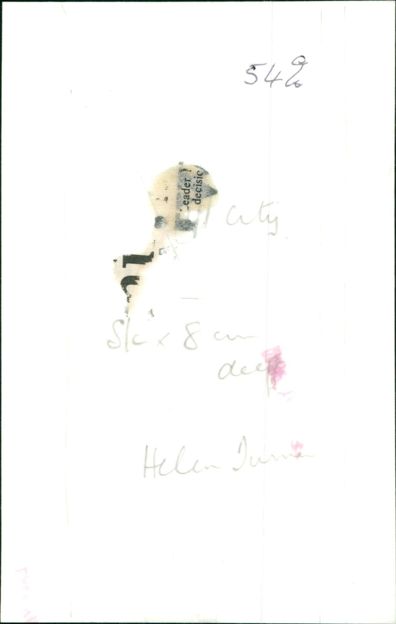 Helen Turner - Vintage Photograph