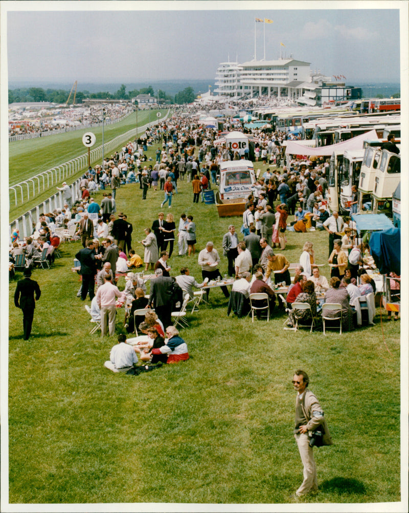Derby at Epsom - Vintage Photograph