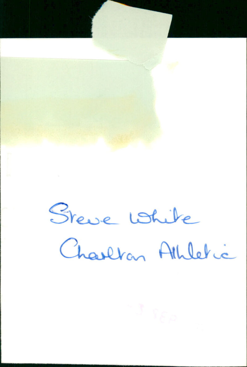 Steve White - Vintage Photograph