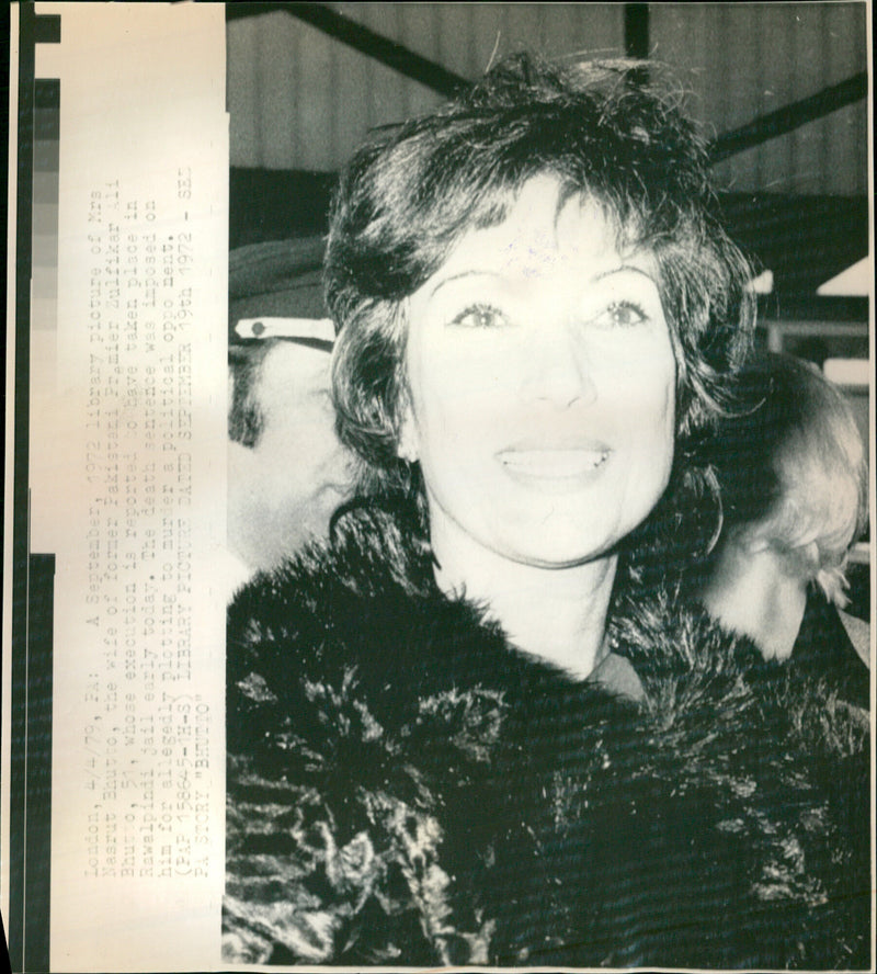 Mrs. Nasrut Bhutto - Vintage Photograph