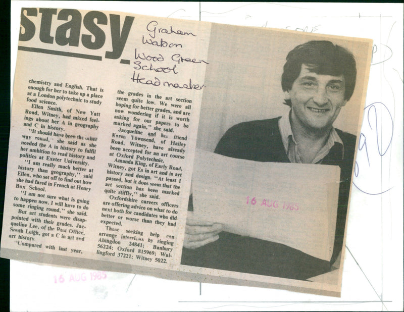 Graham Watson - Vintage Photograph