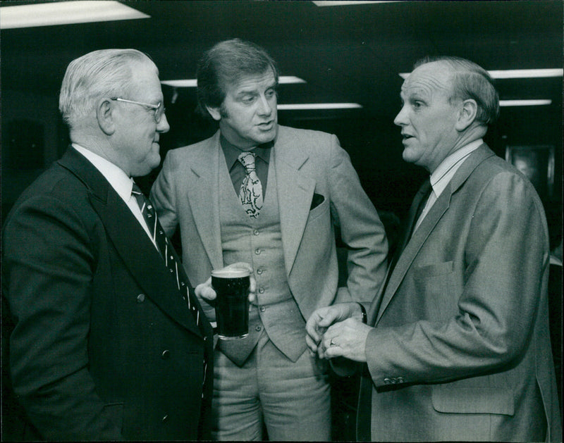 Ron Greenwood, John Byles, Bill Asprey - Vintage Photograph