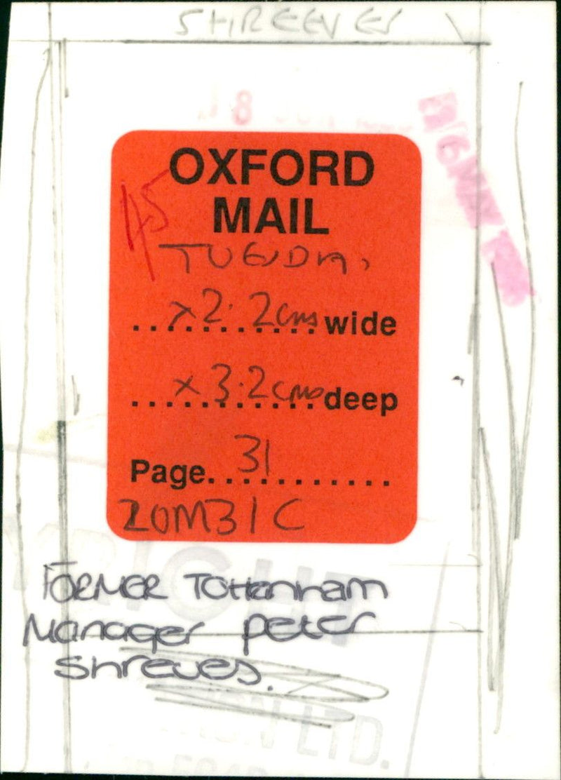 Peter Shreves - Vintage Photograph