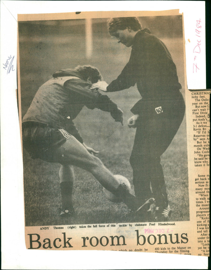 Andy Thomas - Vintage Photograph