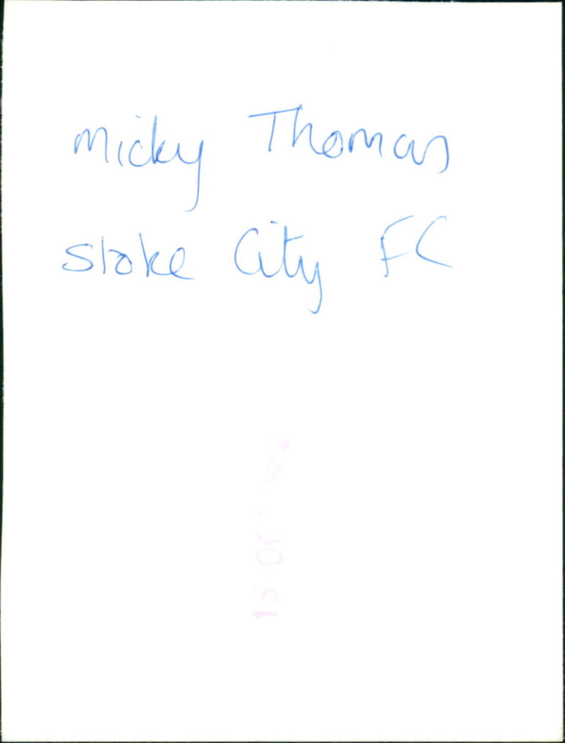 Mickey Thomas - Vintage Photograph