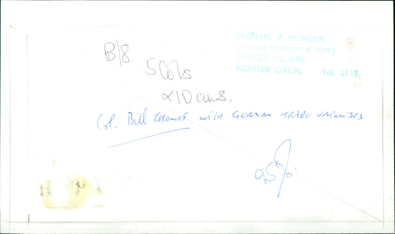 Col. Bill Thomas - Vintage Photograph