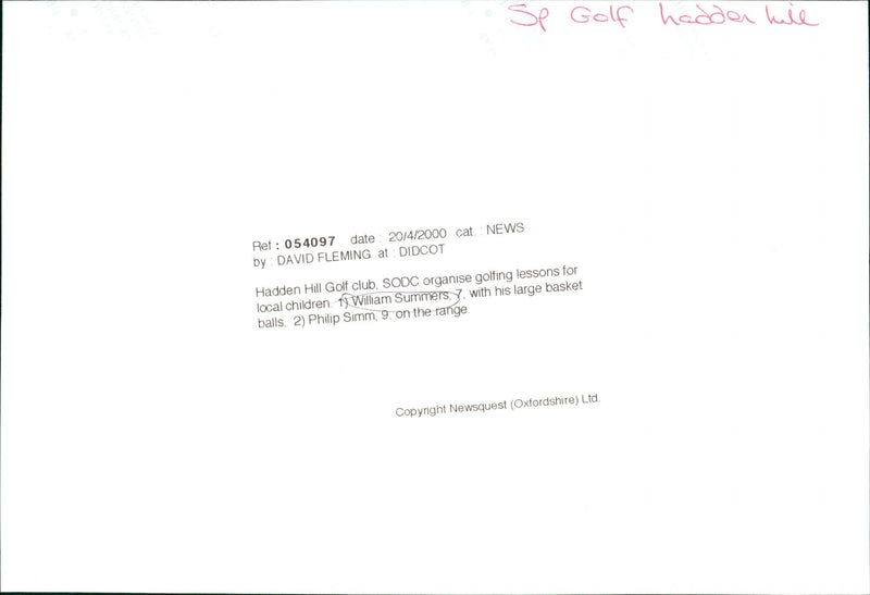 William Summers - Vintage Photograph