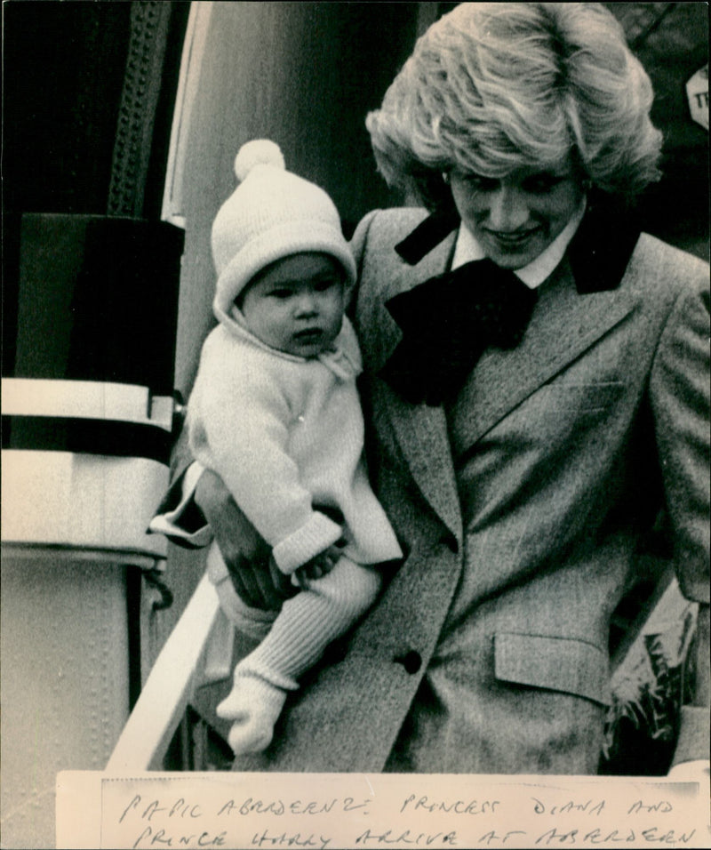 Diana, Princess of Wales and Prince Harry - Vintage Photograph