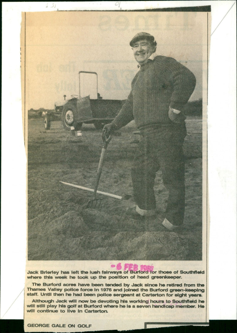 Jack Brierley - Vintage Photograph