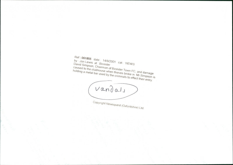 David Simpson - Vintage Photograph