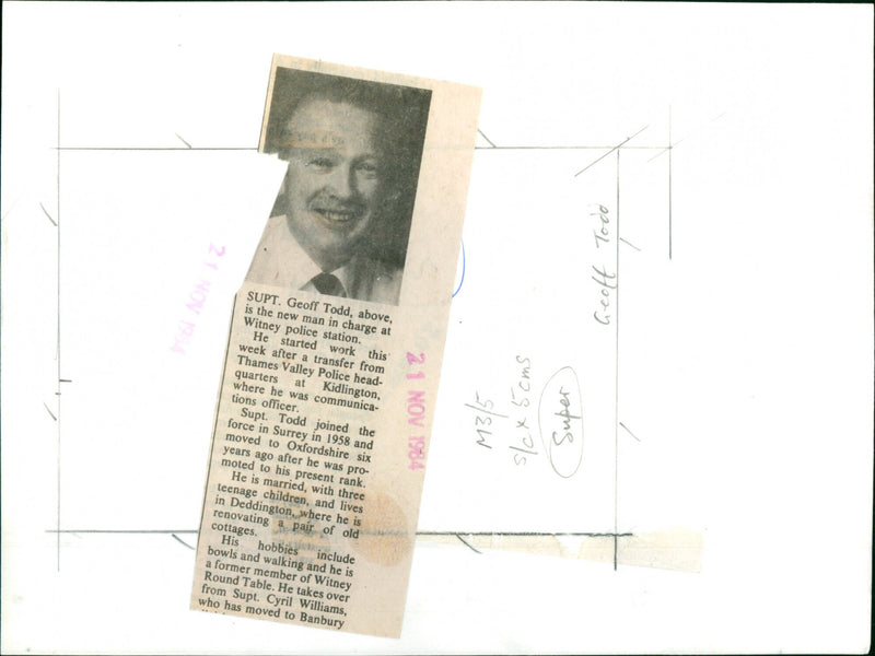 Geoff Todd - Vintage Photograph