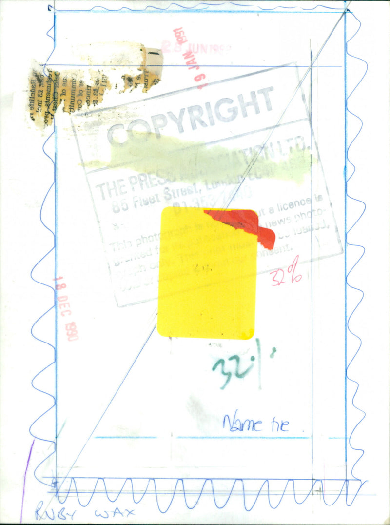 Ruby Wax - Vintage Photograph