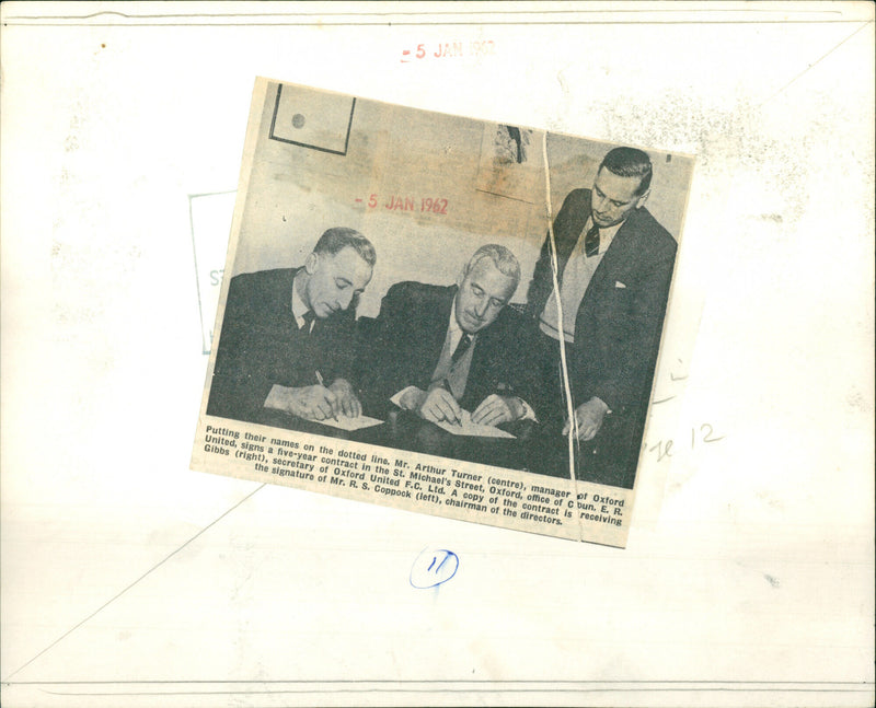 E. R. Gibbs, Arthur Turner & R. S. Coppock - Vintage Photograph