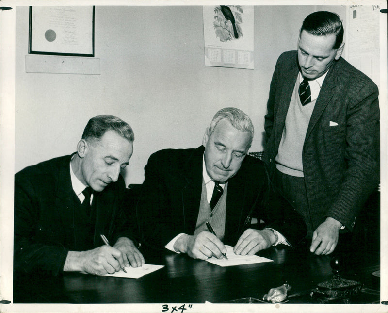 E. R. Gibbs, Arthur Turner & R. S. Coppock - Vintage Photograph