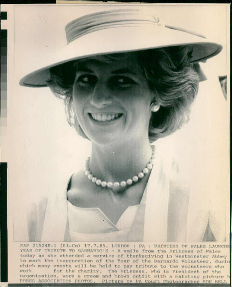 Diana, Priness of Wales - Vintage Photograph