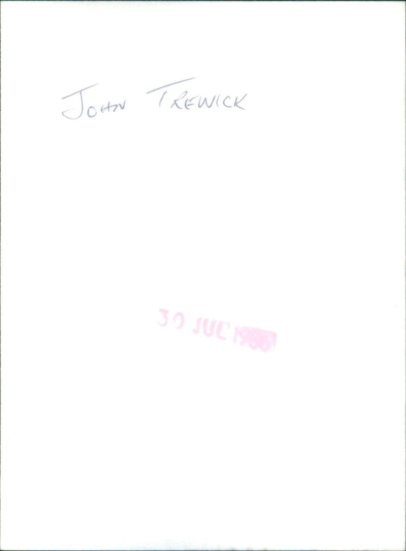 John Trewick - Vintage Photograph