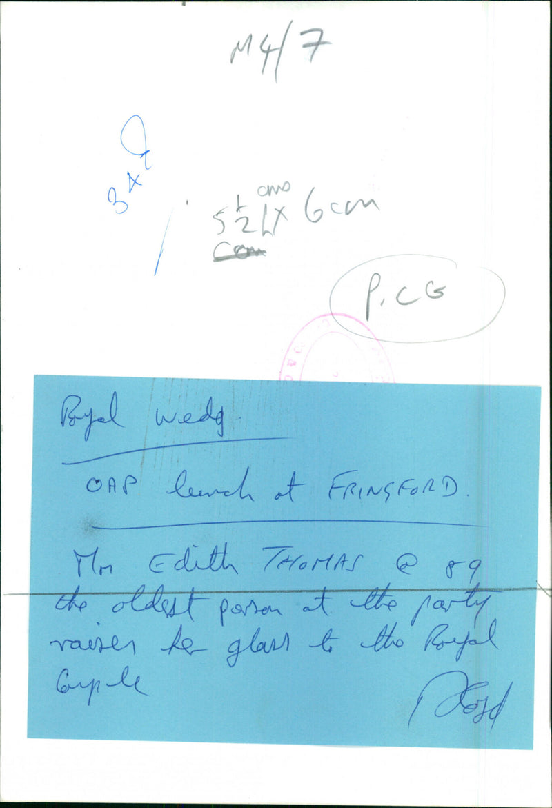 Edith Thomas - Vintage Photograph