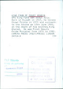 King Fahd ibn Abdul Aziz, the Crown Prince of Saudi Arabia, in 1985. - Vintage Photograph