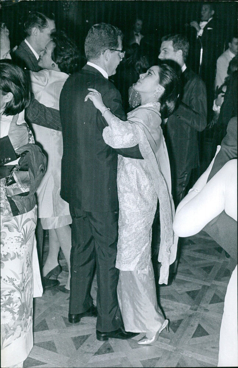 Baron Rothschild, the former Prime Minister of Sweden, visits Stockholm on February 8, 1966. - Vintage Photograph