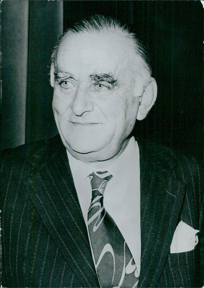 DR ALBERT MOUKHEIBER, Vice-President of the Council of Ministers; Minister of State for Co-operatives and the Environment - Vintage Photograph