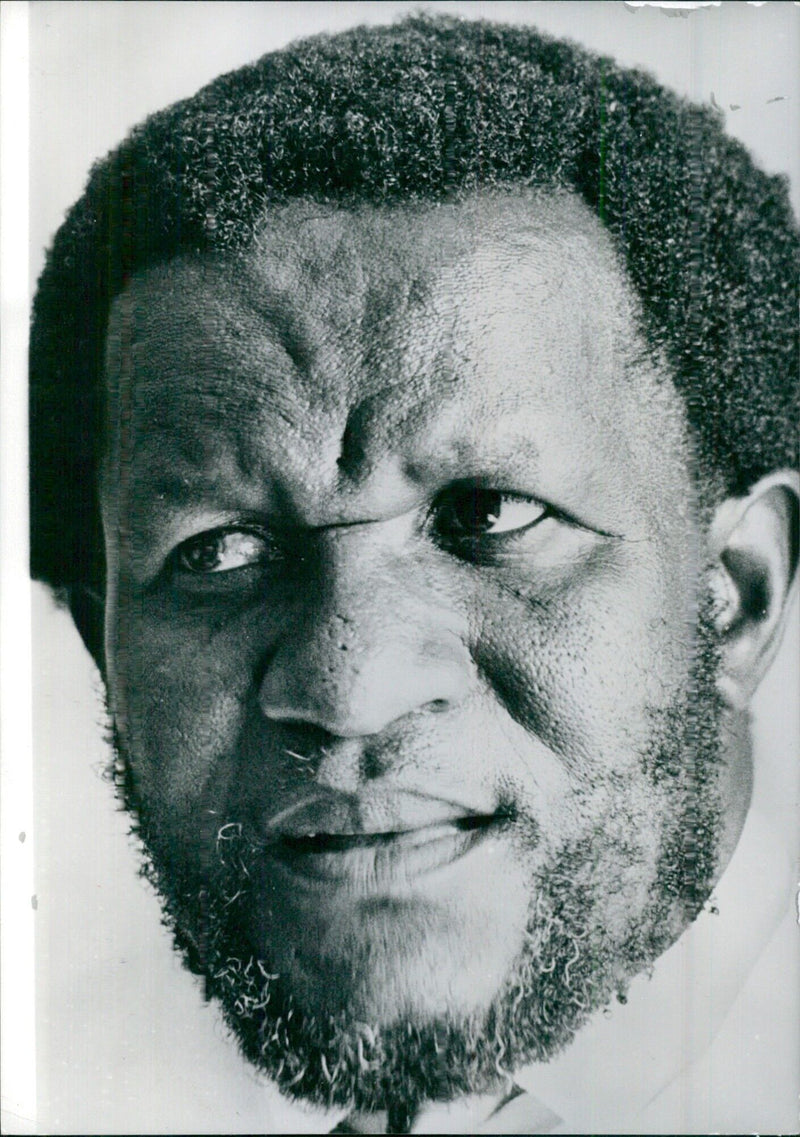 NTSU MOKHEHLE, Leader of the opposition Congress Party in Lesotho - Vintage Photograph