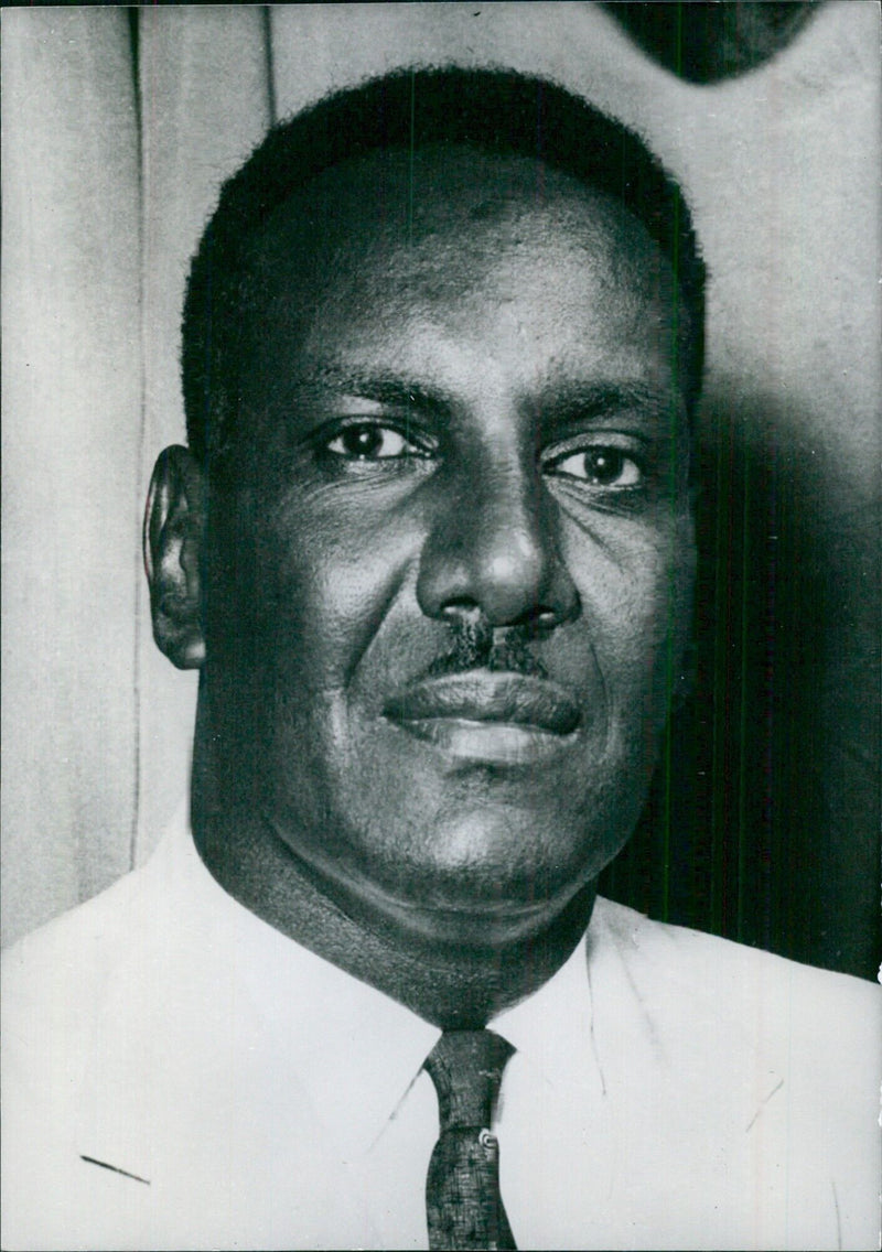 Sudanese politician Sayed Omer El Hag Mousa, Minister of National Guidance since October 1969. - Vintage Photograph