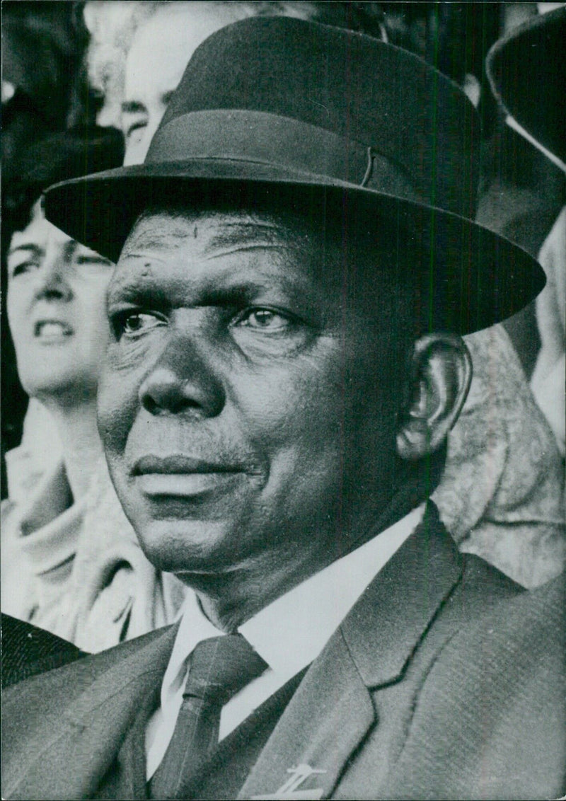 African personality: Chief J. Moshesh, Senior Civil Commissioner of Transkei, South Africa - Vintage Photograph