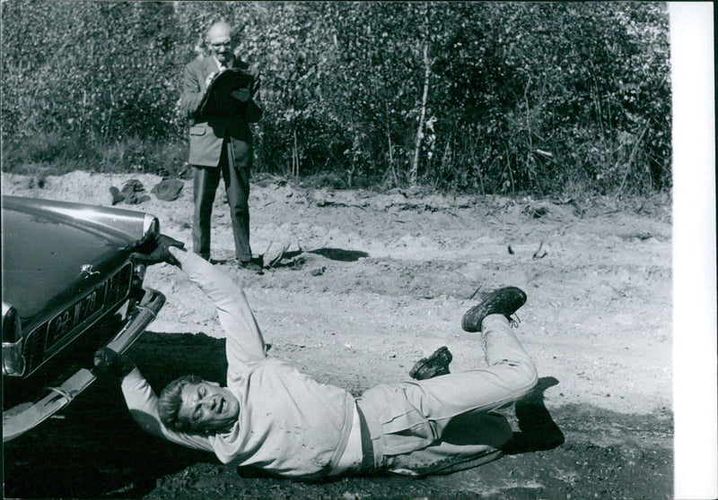 Jean Marais, international champion of vestilendari correction - Vintage Photograph
