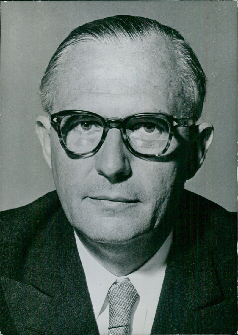 Dr. Guenther Mohr, Chief of Protocol in the Foreign Affairs Ministry, Bonn - Vintage Photograph