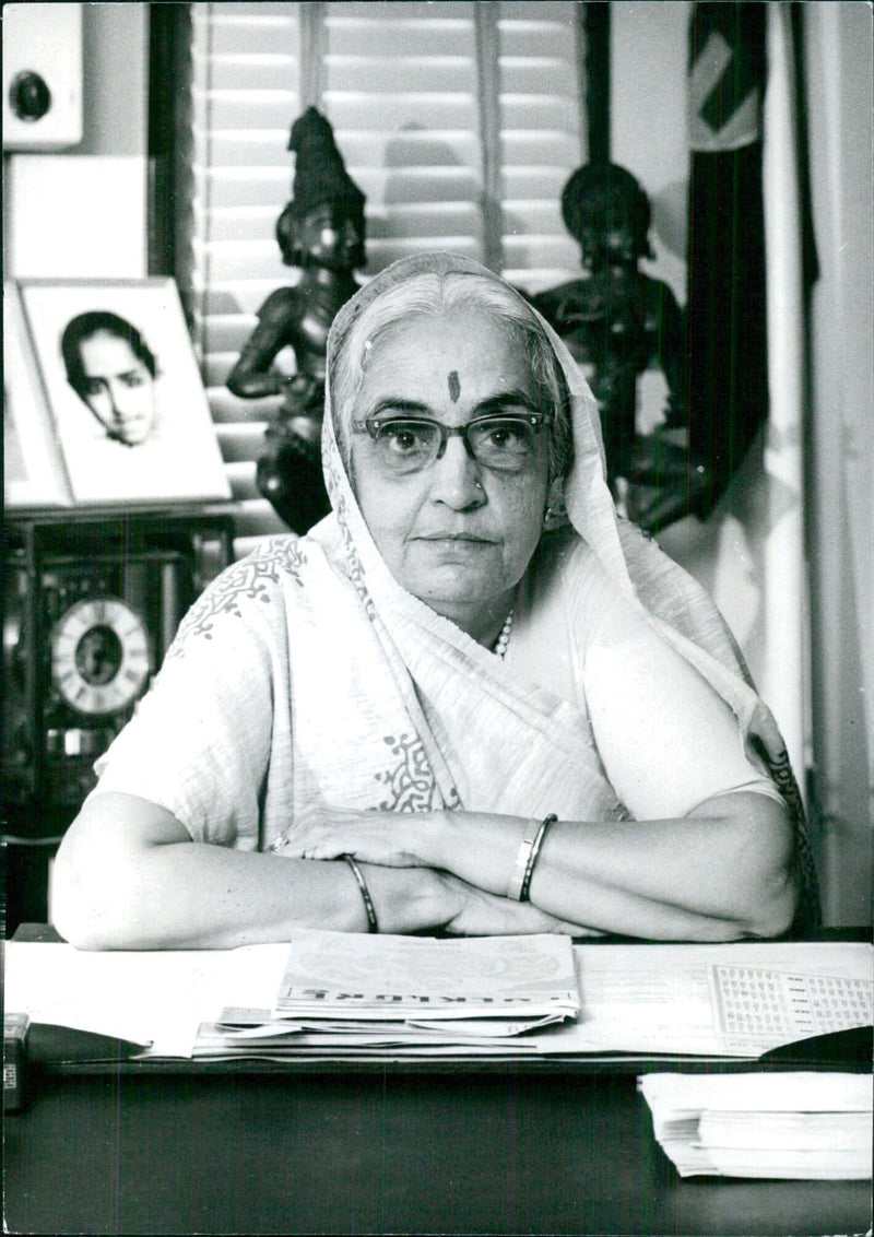 Mre. SUMATI MORAROI, Managing Director of Scindia Shipping Company - Vintage Photograph