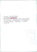 RAYMOND MARCELLIN, French Minister of Health and Population - Vintage Photograph