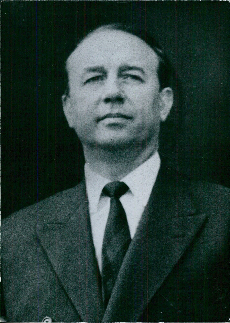 RAYMOND MARCELLIN, French Minister of Health and Population - Vintage Photograph