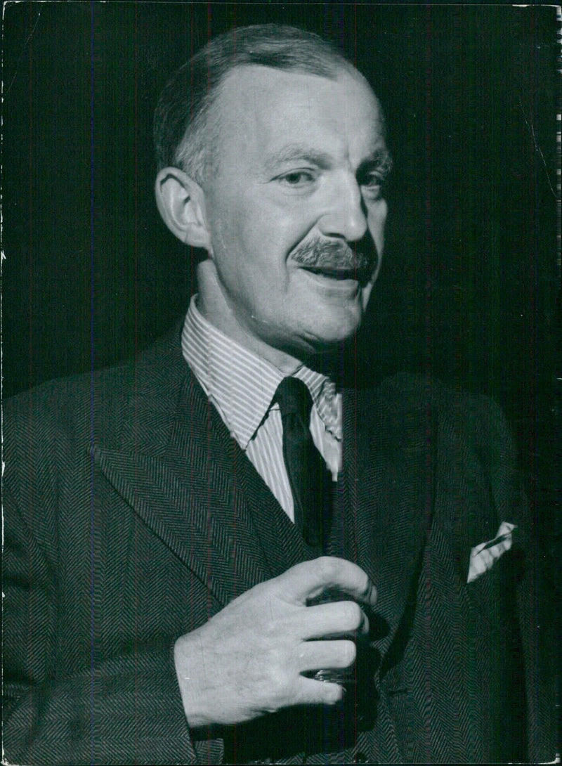 Richard De La Mare, Vice-Chairman of Faber & Faber, Ltd. - Vintage Photograph