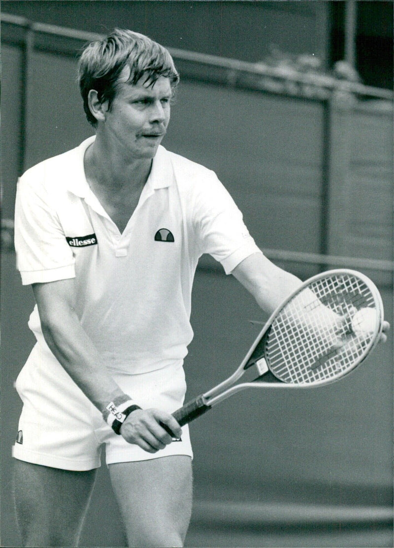 Buster Mottram, British Tennis Player - Vintage Photograph