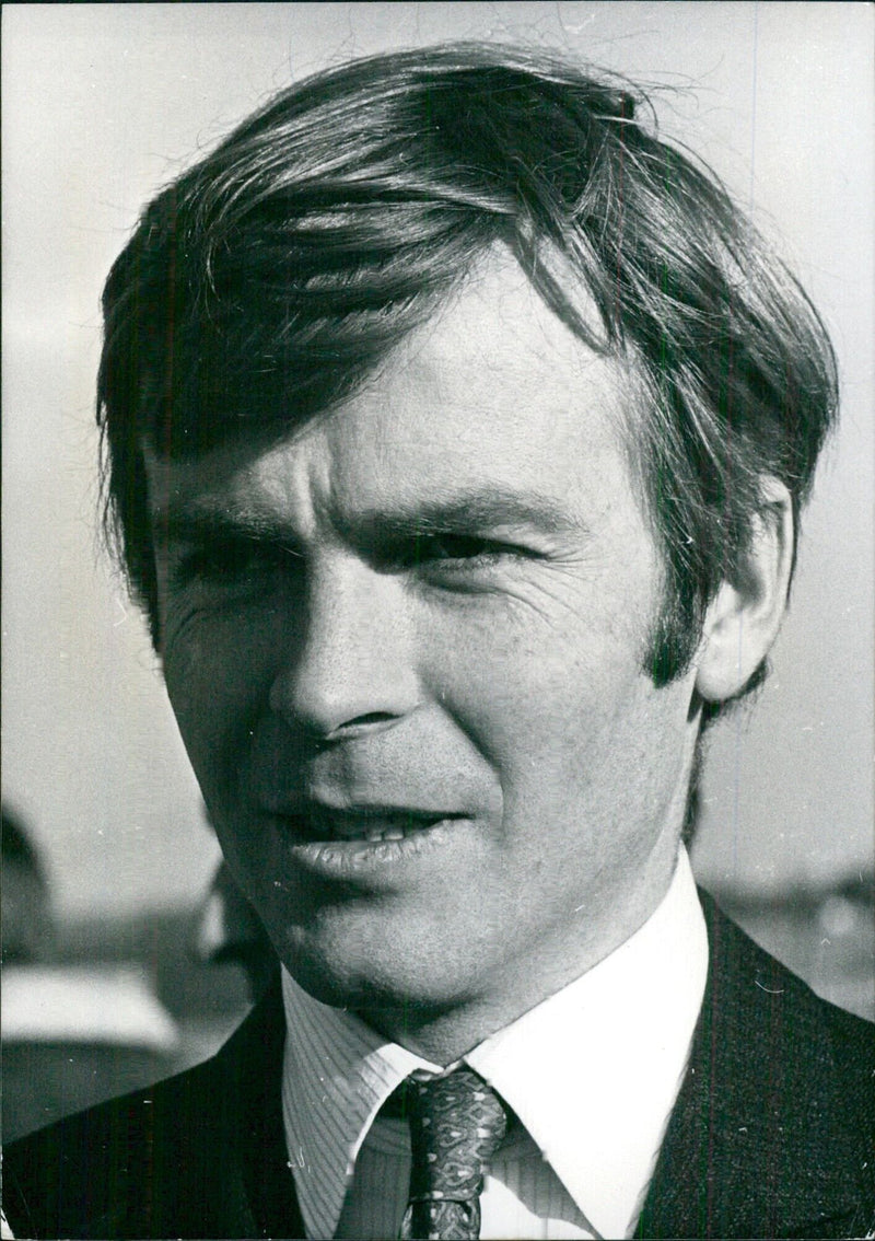 British racing personality Max Mosley, a director of March Engineering. - Vintage Photograph