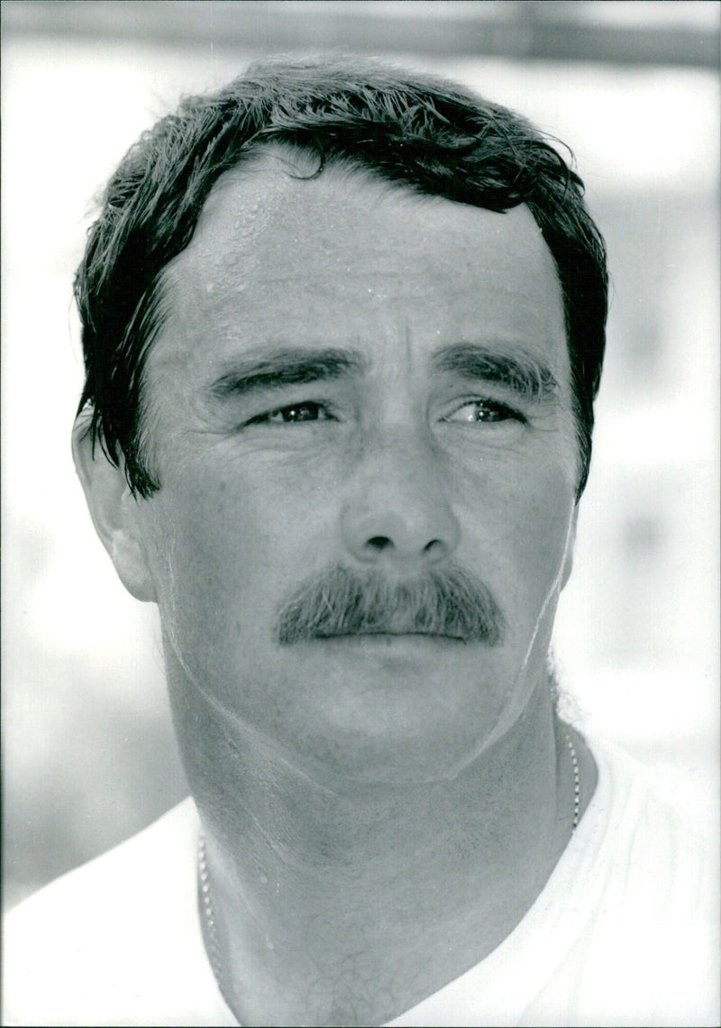 Nigel Mansell, British Racing Driver - Vintage Photograph