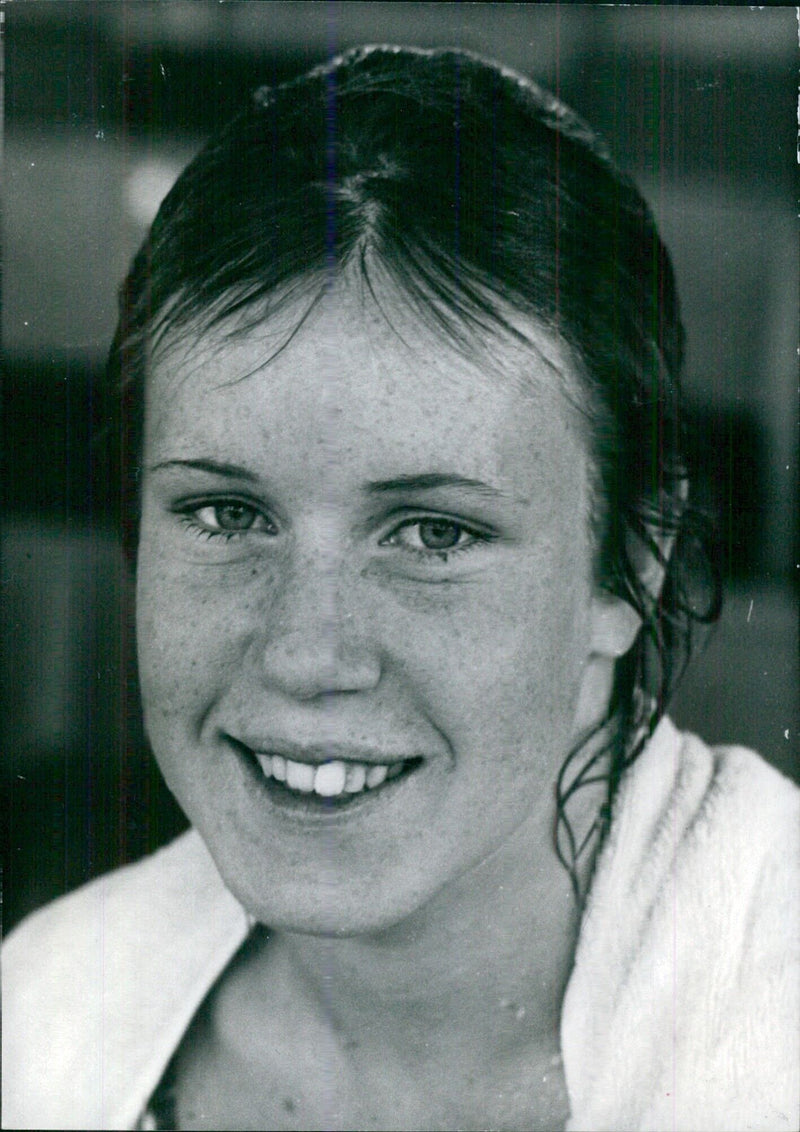 Australian Swimmer Karen Moras - Vintage Photograph