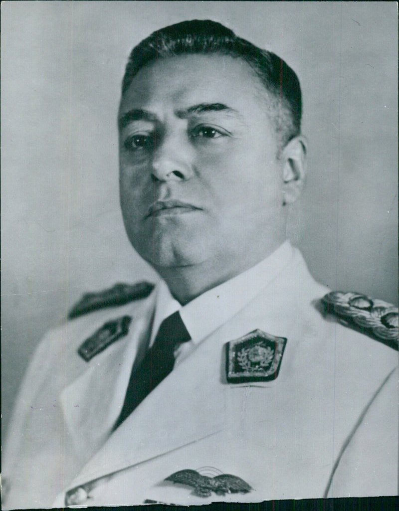 Peron's Cabinet General Jose Humberto Sosa Molina, Argentine Minister of National Defence - Vintage Photograph