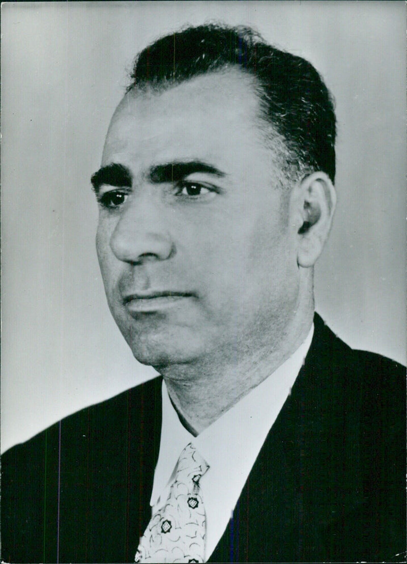 NIAZI MANIERA, Minister of Health in the Provisional Government of Cyprus - Vintage Photograph