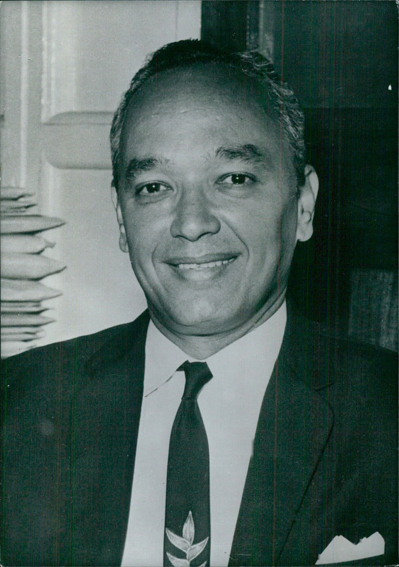 Trinidad Politicians: A.G. MONTANO Minister of Home Affairs and Personnel. - Vintage Photograph