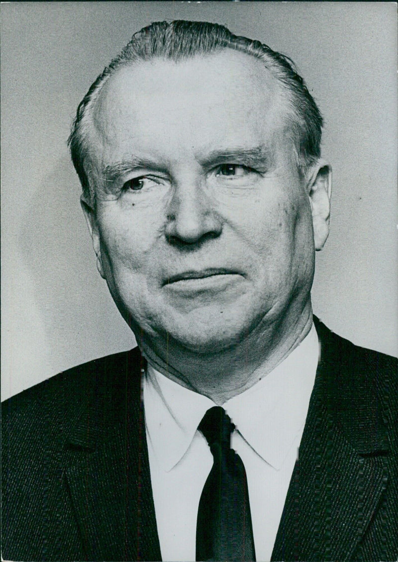 Soviet diplomat Yakov Alexandrovich Malik at the United Nations - Vintage Photograph