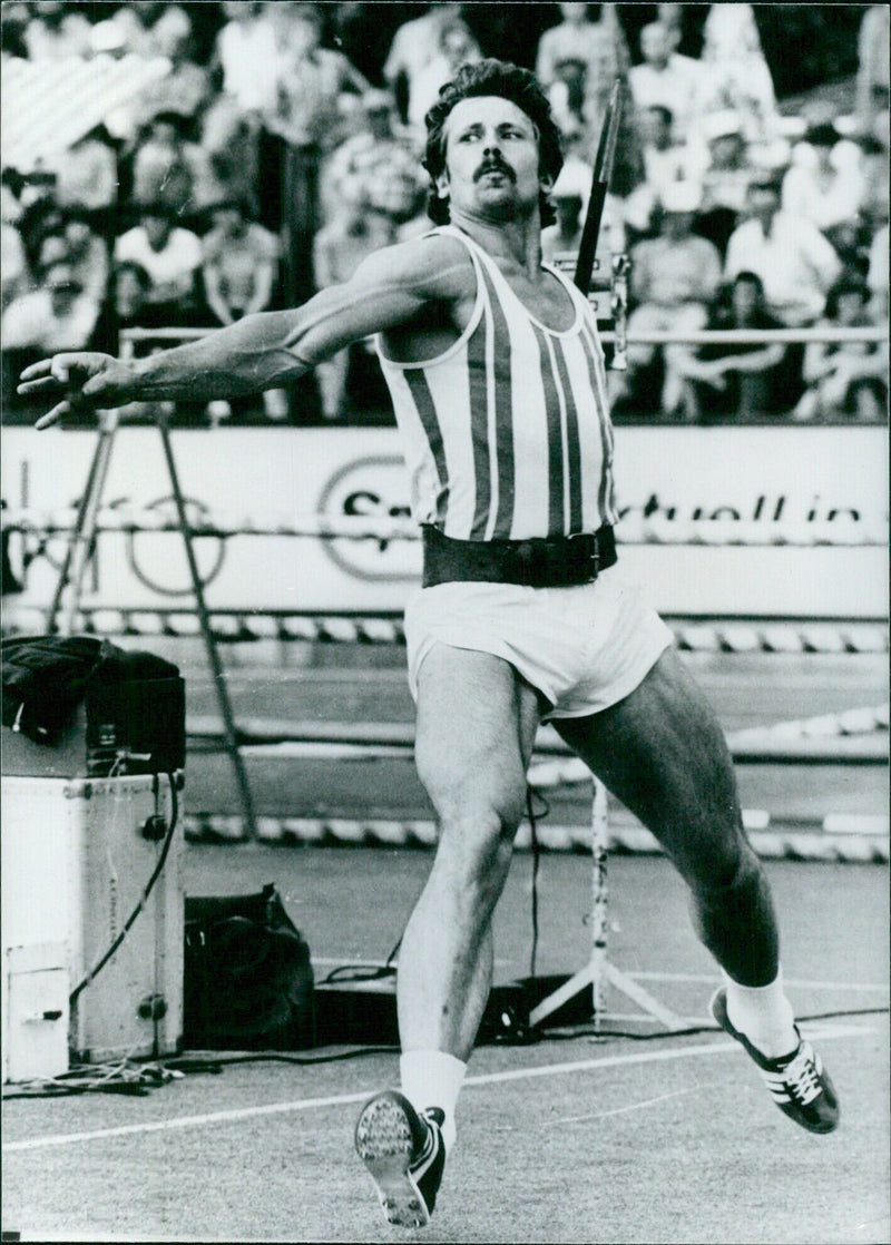 East German Athletes: Detlef Michel - Vintage Photograph