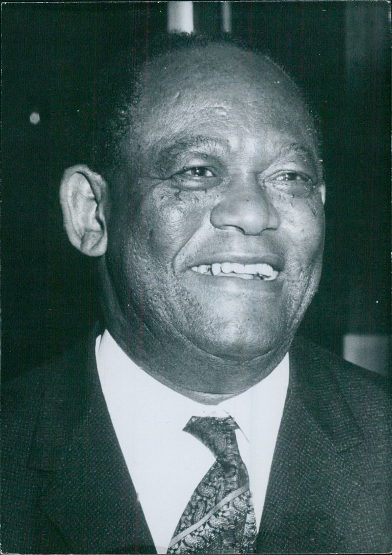 DR. Z.K. MATTHEWS, Permanent Representative to the United Nations for Botswana - Vintage Photograph