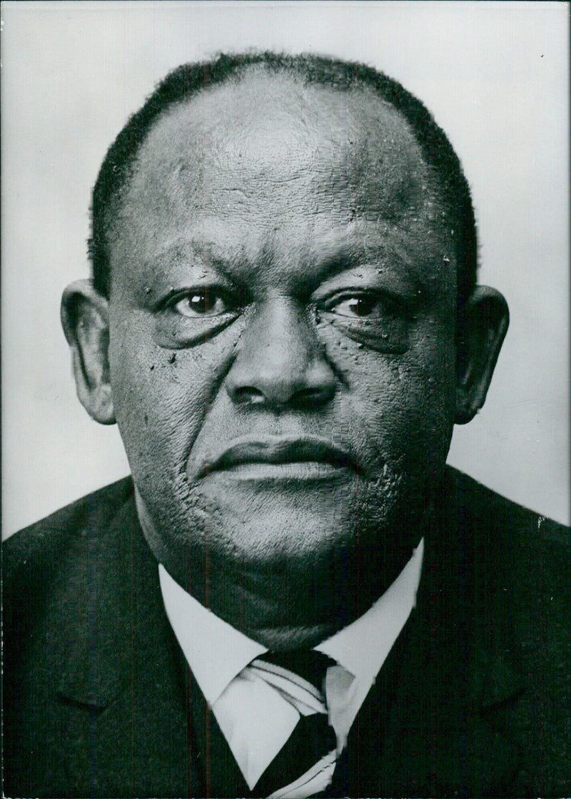 MR. Z.K. MATTHEWS, Permanent representative of Botswana to the United Nations - Vintage Photograph