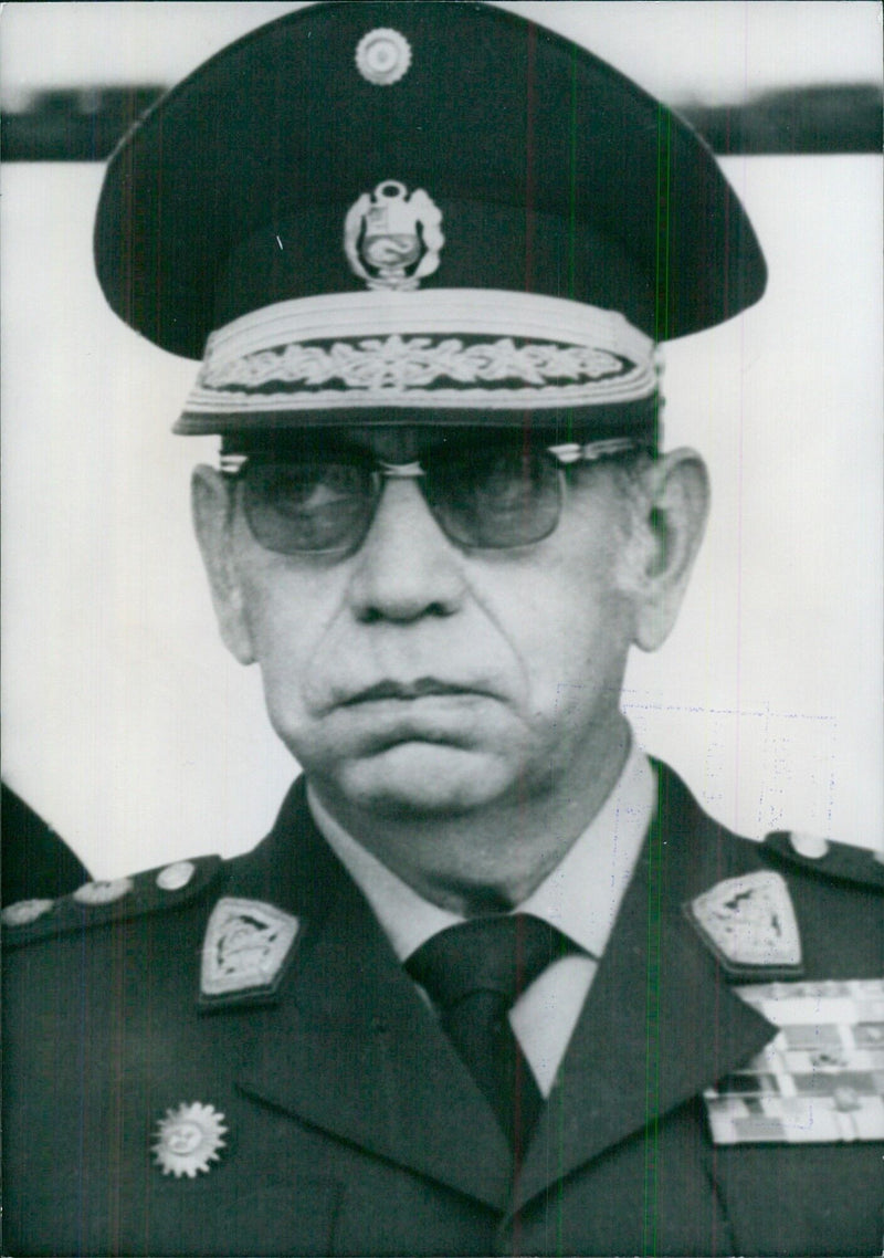 Peruvian Politicians: GENERAL ERNESTO MONTAGNE Prime Minister and Minister of Defence. - Vintage Photograph