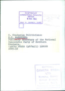 N.K. MARONDERA, Publicity Secretary of the National Democratic Party of Southern Rhodesia - Vintage Photograph