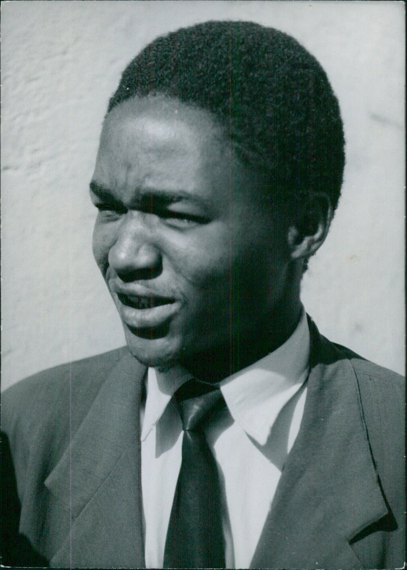 N.K. MARONDERA, Publicity Secretary of the National Democratic Party of Southern Rhodesia - Vintage Photograph