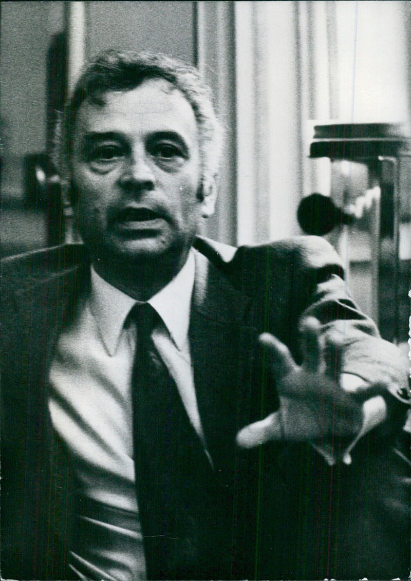 DR JACQUES MONIER, President of the Confederation des syndicats medicaux francais (the French equivalent of the BMA) - Vintage Photograph